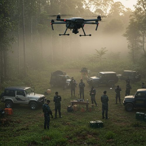 Intip penguat kuasa guna dron